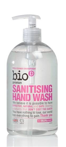 Tekuté mýdlo na ruce s dezinfekčním účinkem s vůní pelargónie (500 ml)